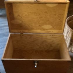 Wooden Lock Box