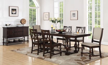 Nantucket Premier Solid Wood Dinning Table 4 or 6 or 8 Seater