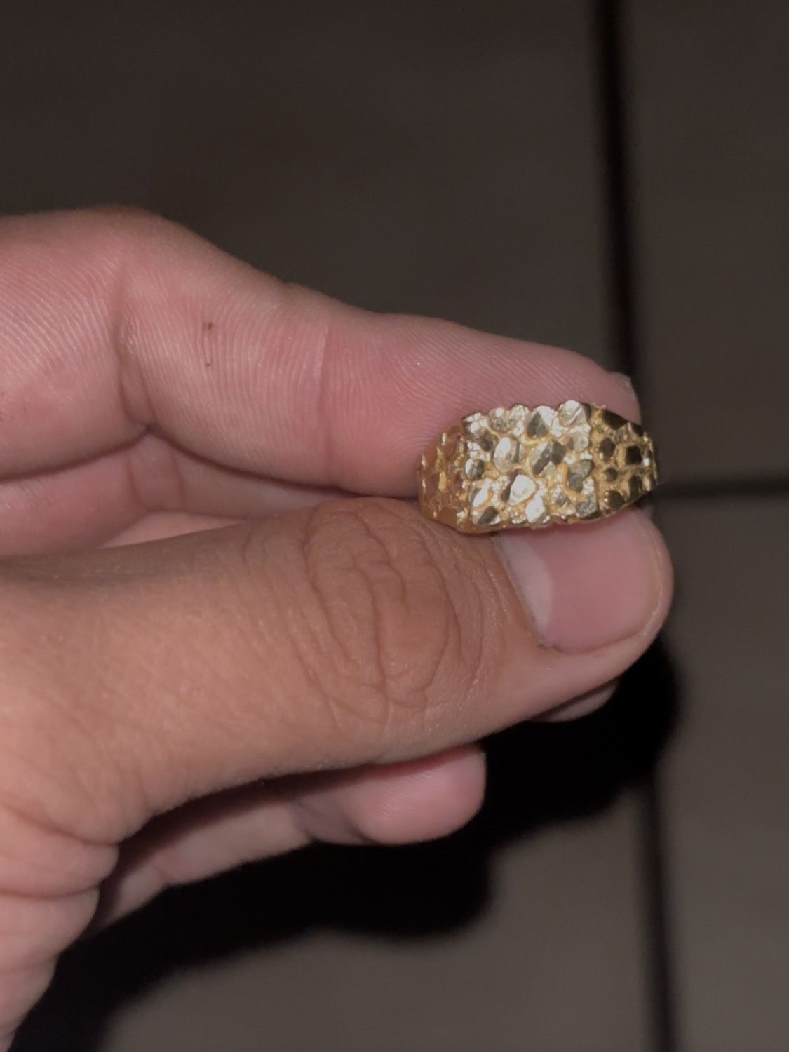 10k Nugget Ring