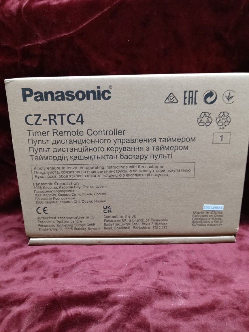 Panasonic / Sanyo Parts CZ-RTC4 Timer Remote Controller