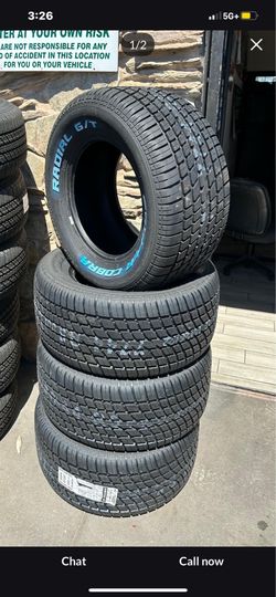 P295/50/R15 Set of 4 Cooper brand