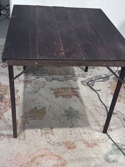 Old antique poker table