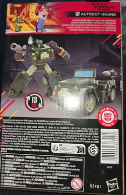 Transformers Studio Series 86 MTMTE Transformers The Movie Deluxe Hound NIB NISB