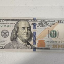100 dollar bill star note 2017a