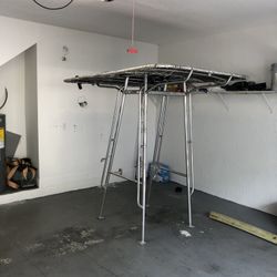 Boat T-Top Center Console (Large + Fishing Rod Holder)