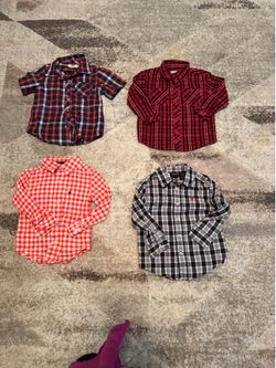 Boys button up shirts