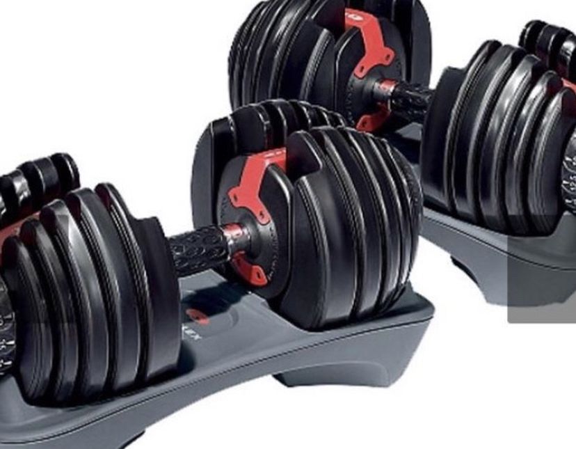 Adjustable Dumbbells *NEW* Bowflex SelectTech 552 TWO Dumbbells 5 to 52.5lb- PICK UP TODAY 📦🚗