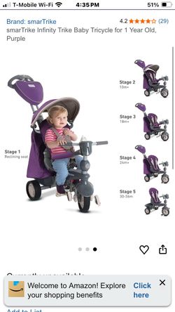 smar Trike Infinity Trike Baby Tricycle