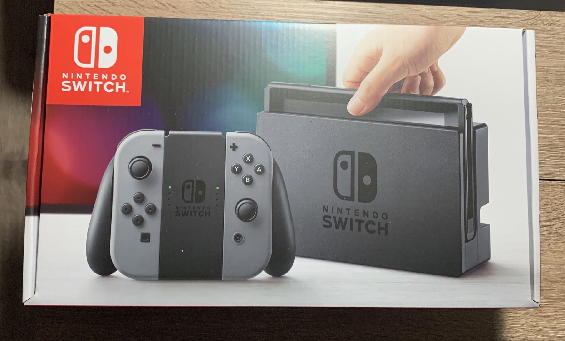 New in Box, Nintendo Switch 32GB w/Gray Joy-Con