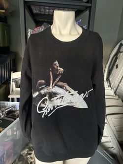 Ariana grande sweetener god is a woman crewneck size small as is condition