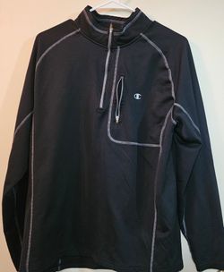 MEN'S BLACK WORKOUT JACKET CHAMPION