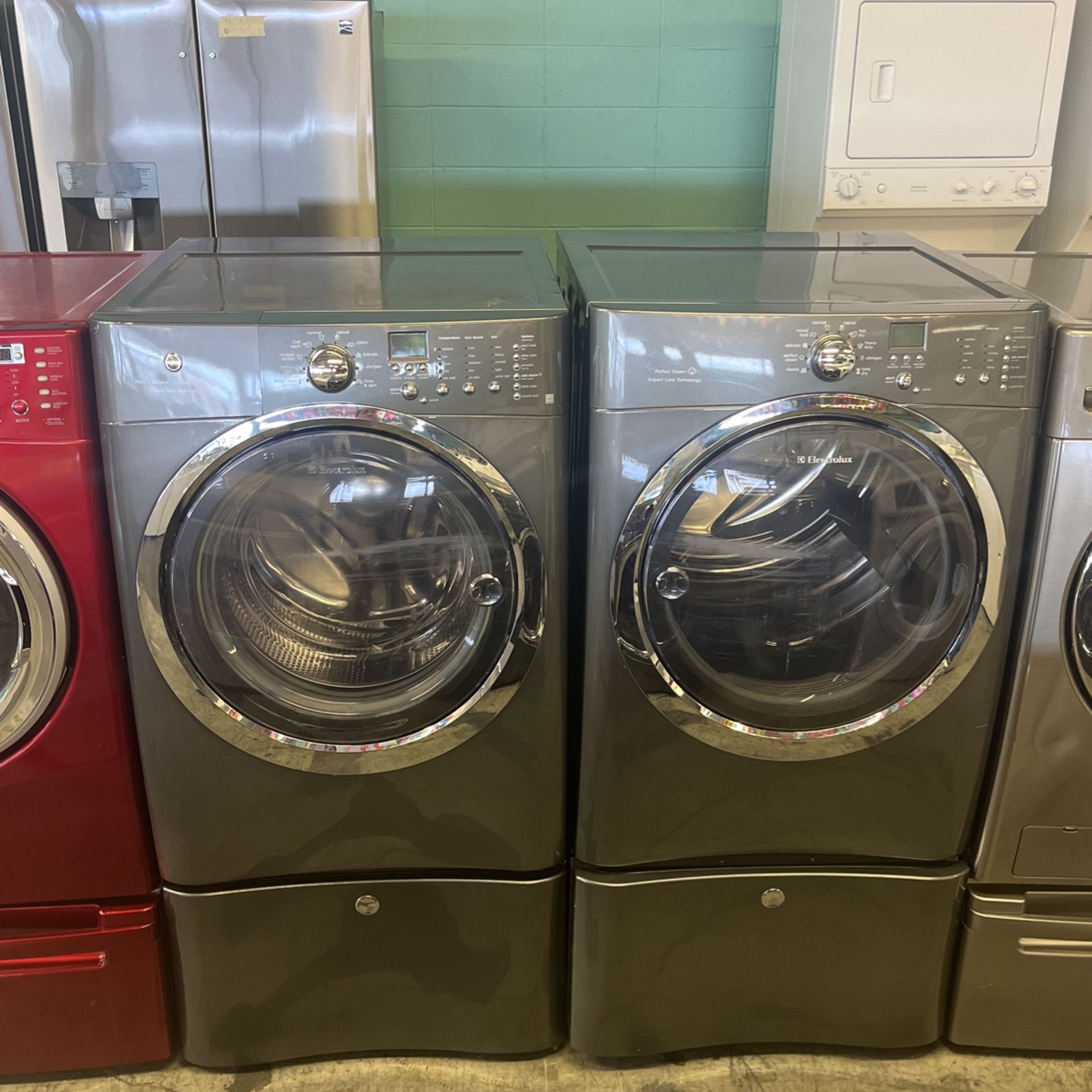 Electrolux Expert Care Technology Front Load Washer And Electric Dryer Set 1 Year Warranty 