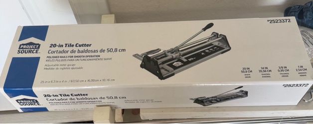 Lowe’s 20 inch tile cutter