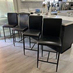 Black chair Stools 