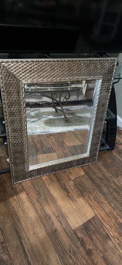 Decorative framed mirror