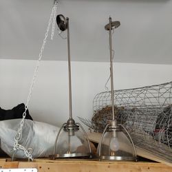 Pendant lights pair