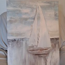 Unframed Canvas Print, Sailboat
