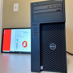 NEW Dell Precision Tower 3620 Work Office PC | Monitor Included | Office 2021