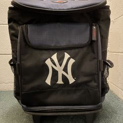 New York Yankees Rolling Backpack Soft Cooler
