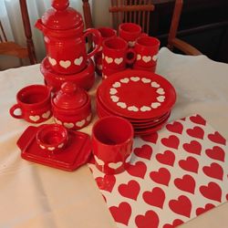 Waechtersbach Red Heart Dishes