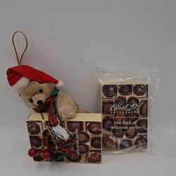 Ethelm, Two Decks Of Playing Cards With Their Christmas Ornament