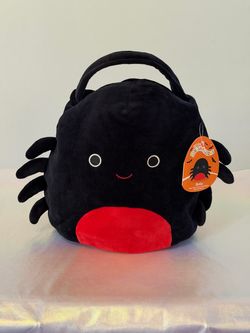 Squishmallows Bella the Bat Halloween Treat Pail / Decor