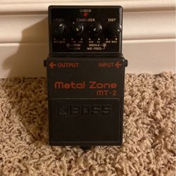 Original Metal Zone MT-2 Pedal 