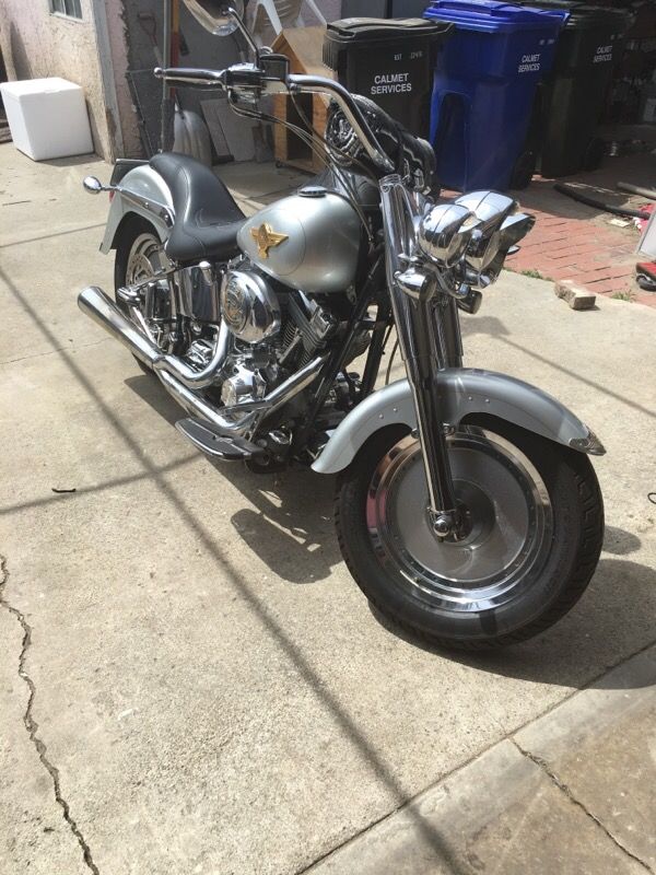 Harley Davidson fatboy, anniversary edition for Sale in ...