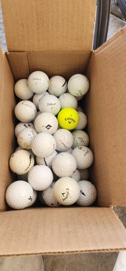 50+ Like New Golf Balls (Titleist, Taylor Made, Callaway, Srixon, and More.
Great value for most like Brand New balls at less than 50 cents a piece.