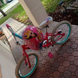 Huffy Girls Bike 20 inch Kids Bicycle Pink Single Speed Outdoor Children Girl Cycling