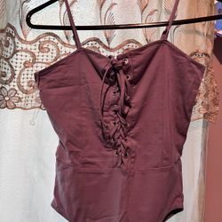 Purple Sexy Bodysuit