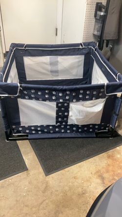 Puppy playpen like new zipper gate tough fabric fence