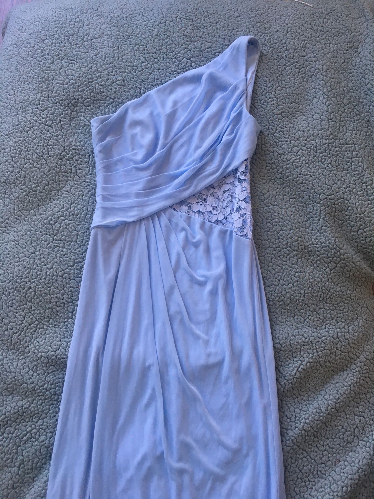 David’s Bridal blue bridesmaid/formal dress