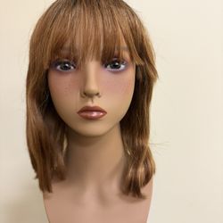 Ombré Human Hair Wig 14” New   #504
