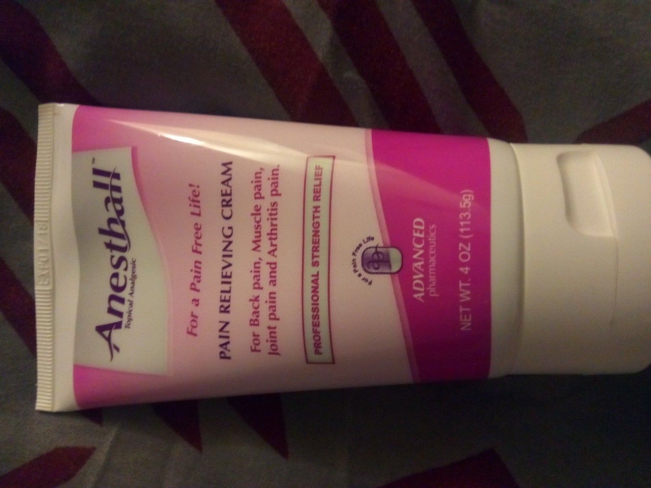 Anesthall pain relieving cream