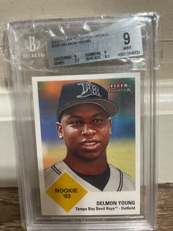 Delmon Young Fleer Graded Mint 9