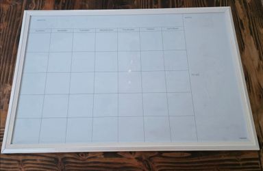 Magnetic Dry Erase Calendar