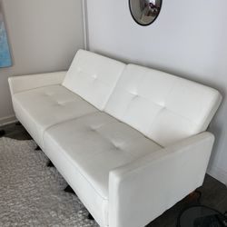 Modern 76” Sleeper Futon Bed Living  Bedroom Room Lightweight Couch Sofa 