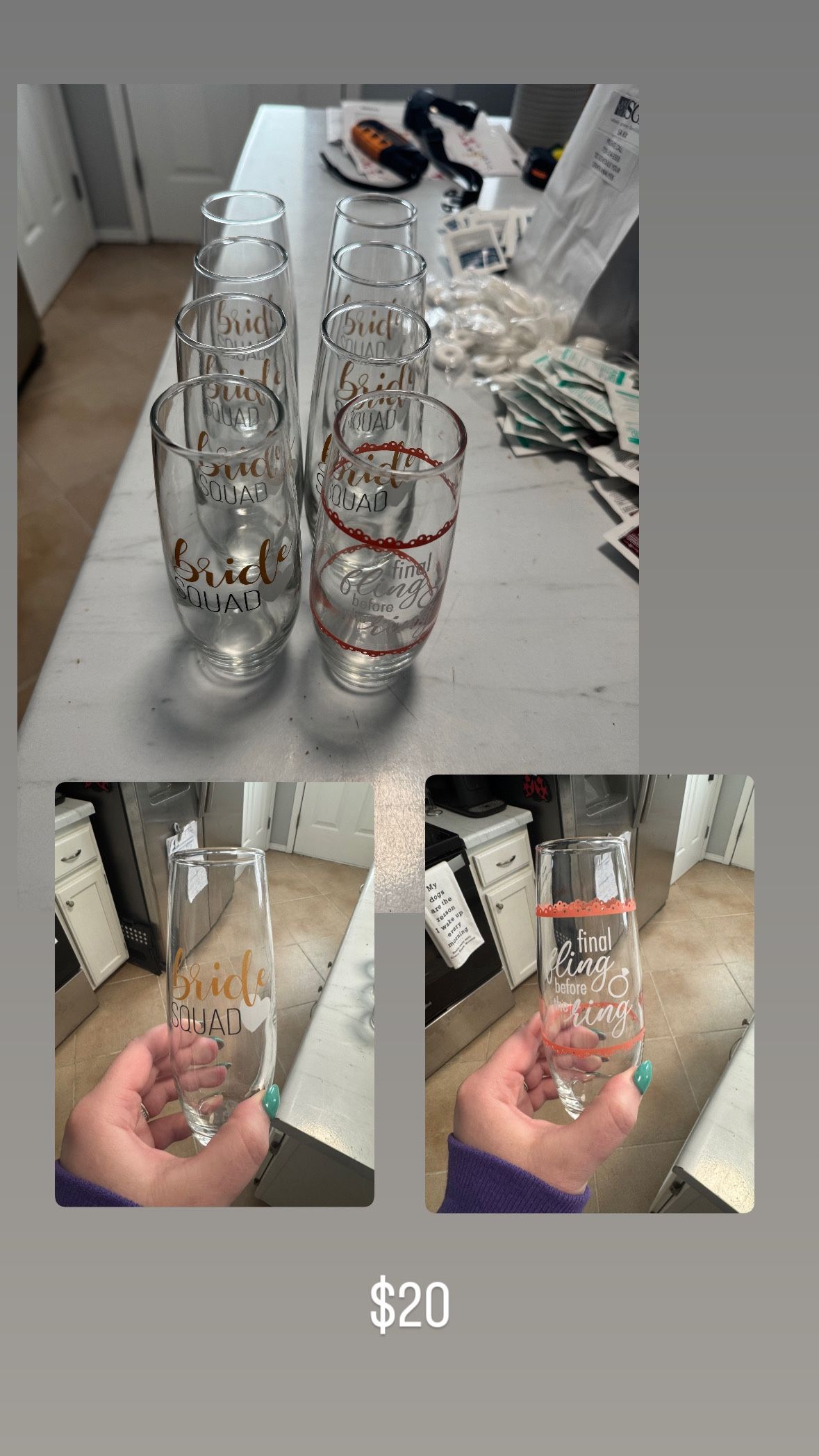 Bridal Champagne Flutes
