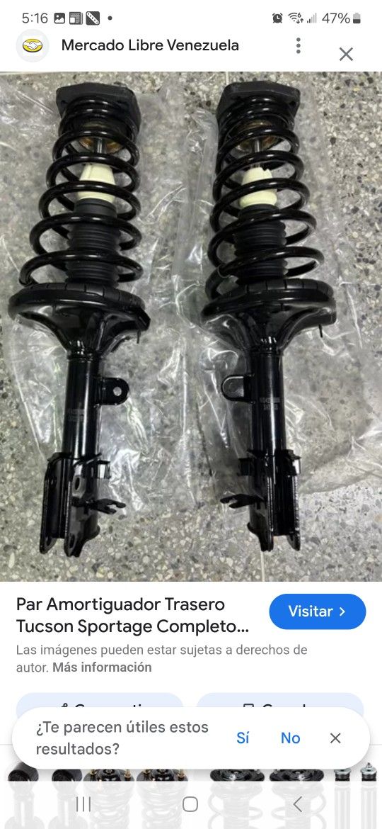 Lexus ES (contact info removed) Rear Strut Assemby Kit
