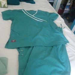 Uniforme Turquesa Large Buenas Condiciones 