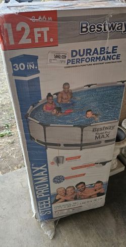 12ft Round Metal Frame Pool