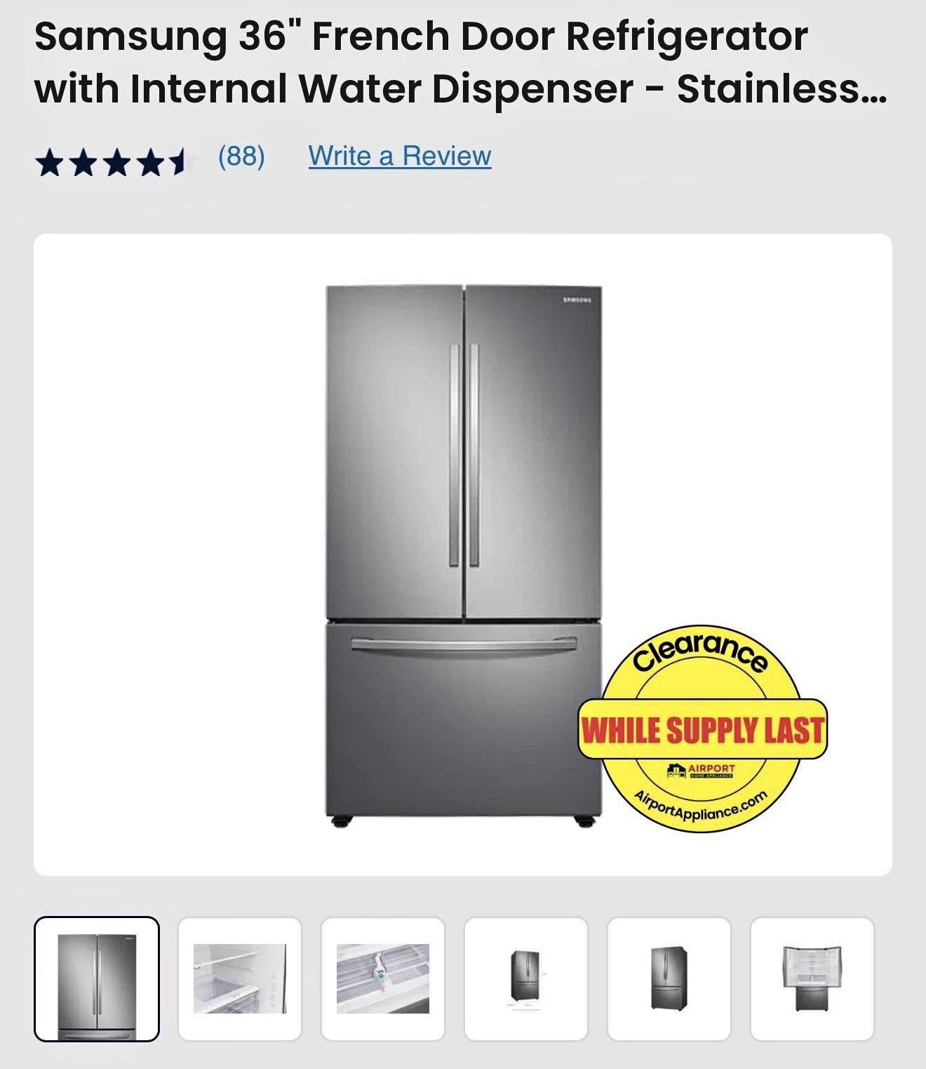 Samsung RF266 Series Kitchen Refrigerator