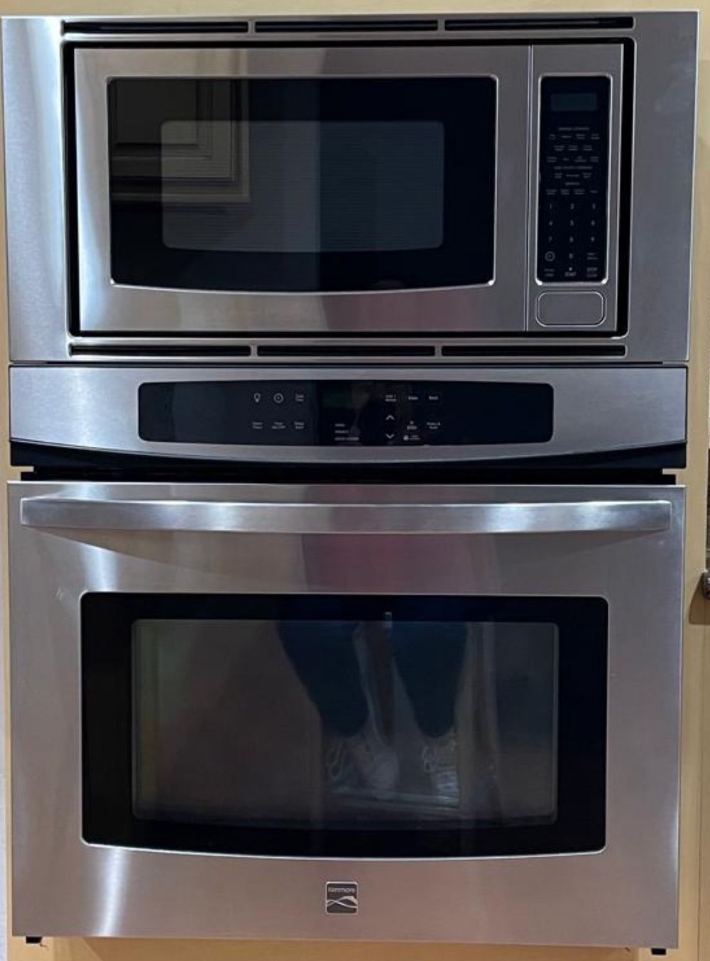 Kenmore 49613 30" Electric Combination Wall Oven - Stainless Steel