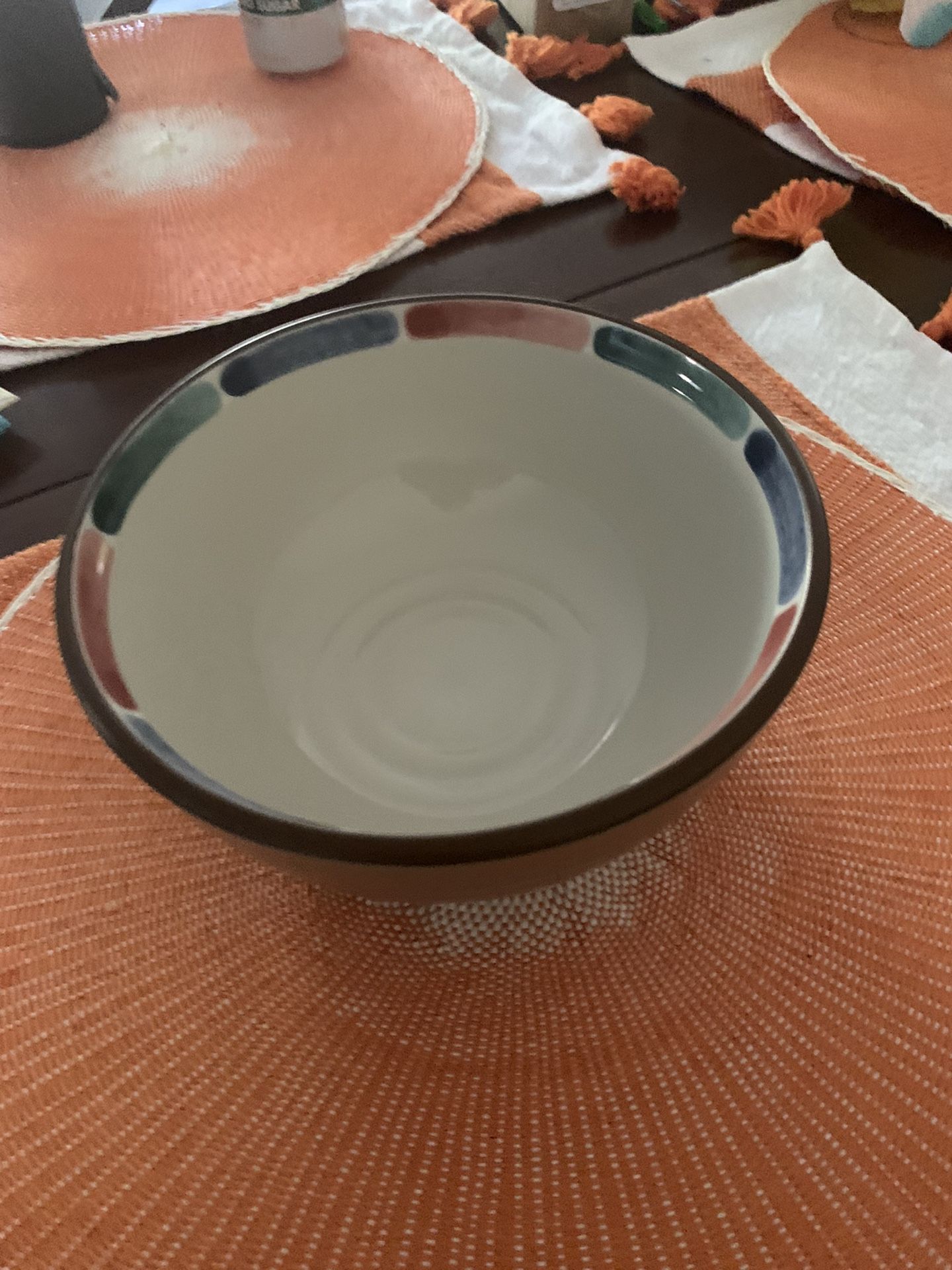 Noritake (Stoneware) Serving Dishes, Bowl, Cream Dish, and Gravy Server. Dinnerware & Serveware