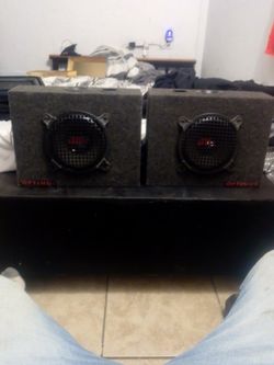 Bosinas De 8" Pro Series En Cajón Con Tuiter Incluido Son Dos