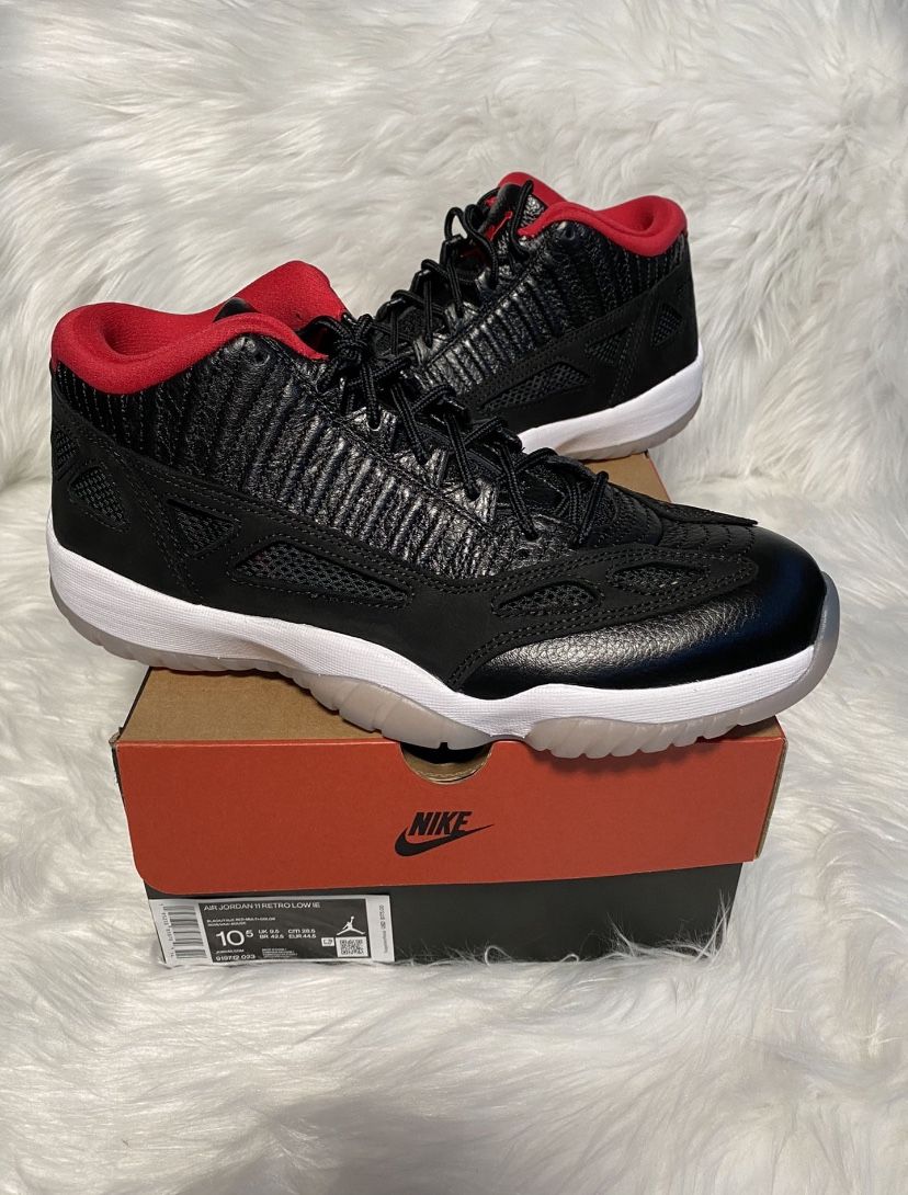 New Air Jordan 11 Low Bred Men Size 10.5