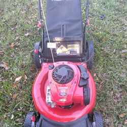 Troy Bilt Push Mower With Bagger