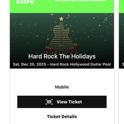 Hard Rock Christmas Lights Tickets