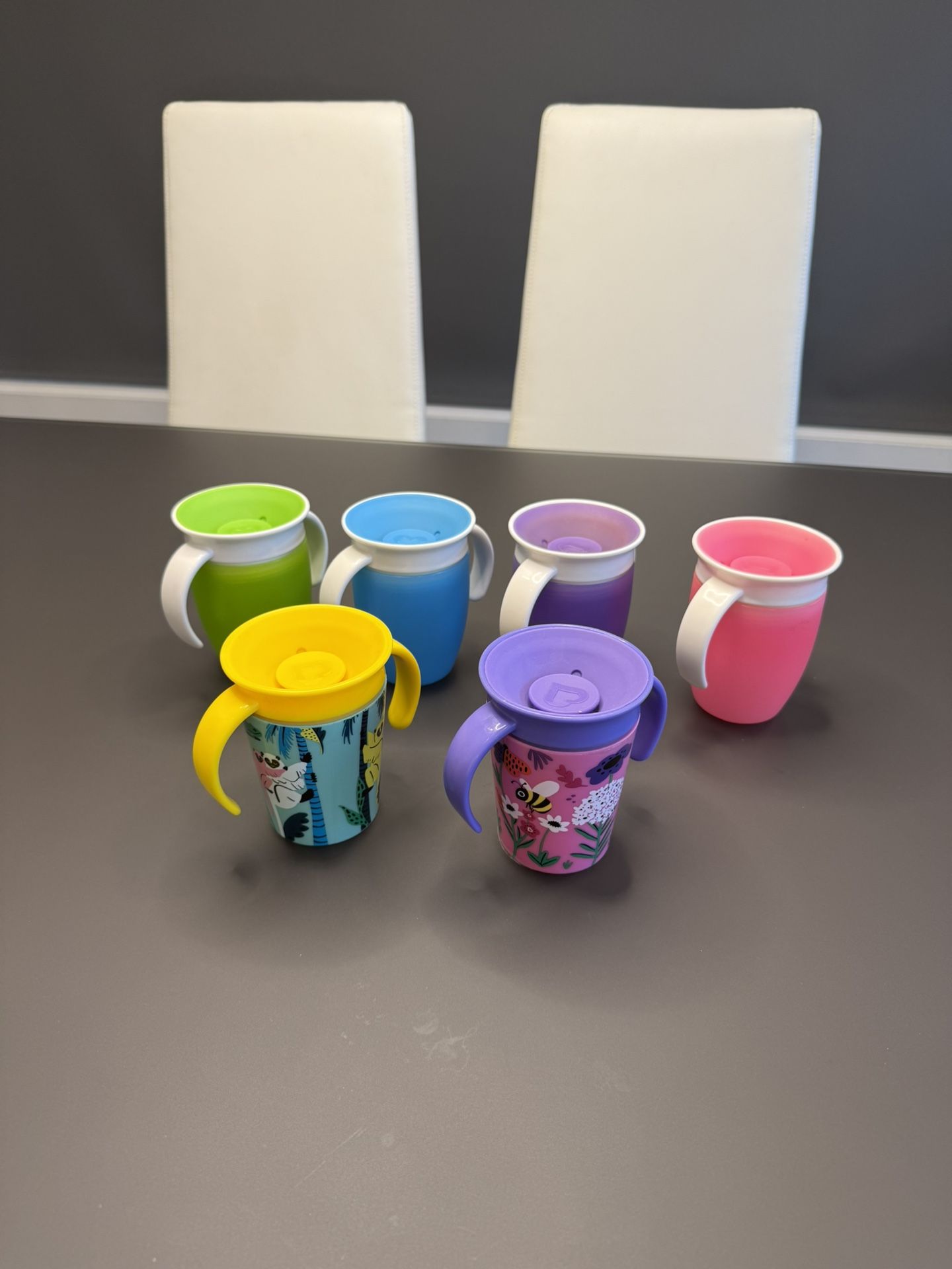 Munchkin Miracle 360 Training Cups and Skip Hop Silicone Bib